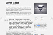 Svelte - Handcrafted Minimalism, a WordPress Template by ThemeCobra WordPress (Thumbnail 2 of 2)