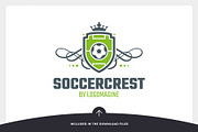 Soccer Crest Logo Template, a Branding & Logo Template by LOGOMAGINE (Thumbnail 8 of 13)