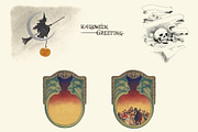 Vintage Holiday Graphics, an Illustration by Blue Line Design (Thumbnail 4 of 15)