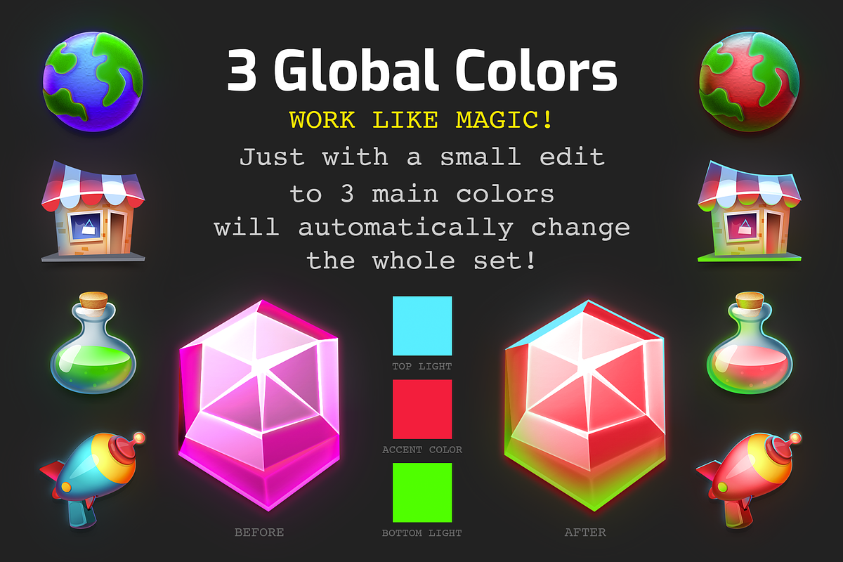 DACON - Game Icon Generator, an Icon by Weirdsgn Store (Photo 6 of 8)