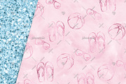 Summer Basic Papers, a Pattern Graphic by Phantasia Design (Thumbnail 3 of 5)