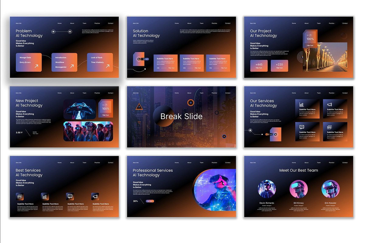 Ai Technology Presentation Template, a Templates & Theme by Pradaxa (Photo 6 of 6)