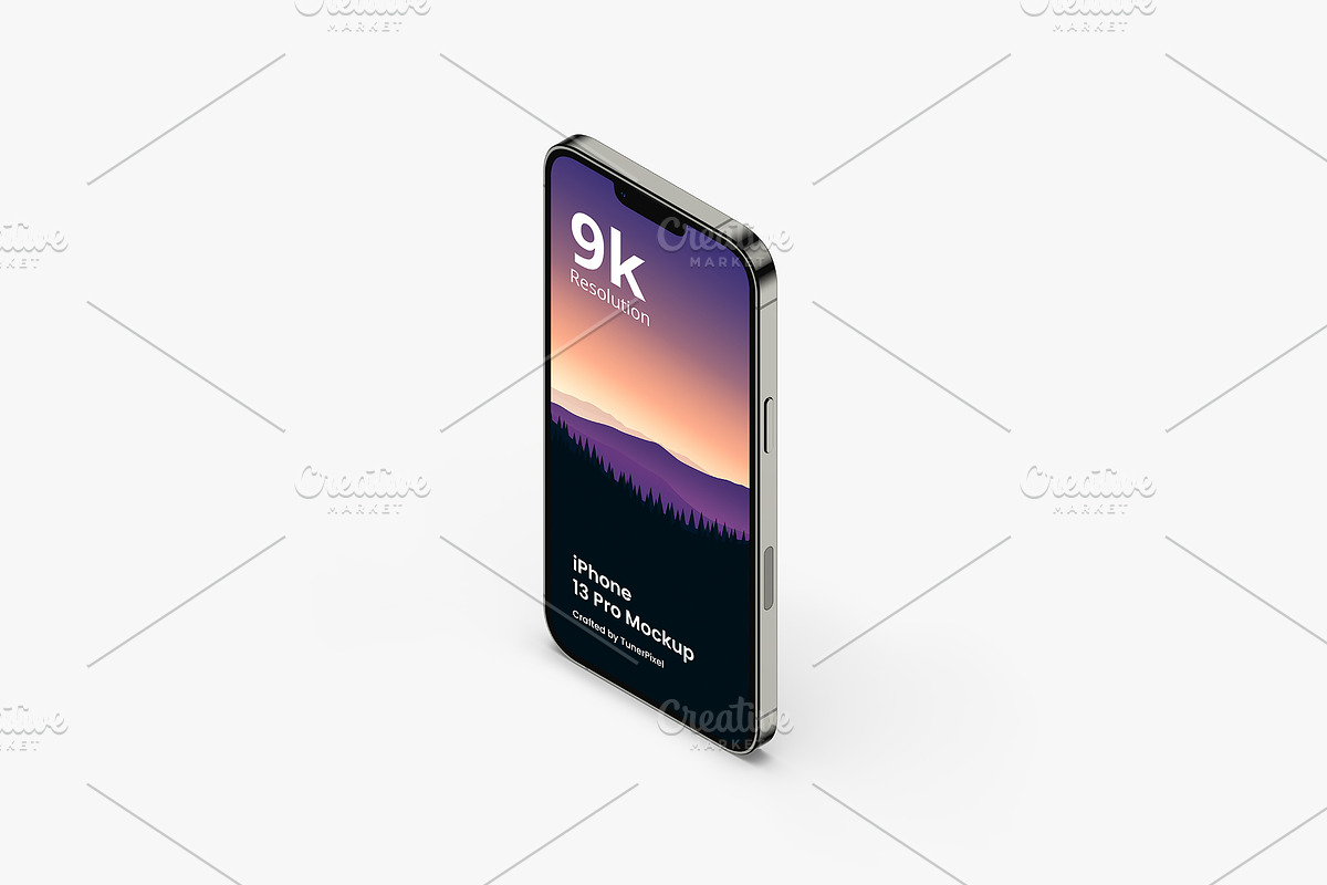 iPhone 13 Pro Mockup, an iPhone Mockup by Mockupia (Photo 6 of 27)