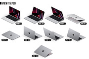 Apple Macbook Pro 14 (2021) MockUp, a Mac Mockup by Alex_Yanko (Thumbnail 16 of 19)