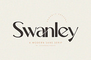 Swanley - Sans Serif Font, a Sans Serif Font by Alpaprana (Thumbnail 1 of 12)