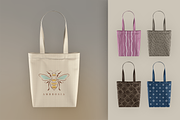 Canvas Tote Bag Mockup, a Packaging Mockup by le-genda (Thumbnail 1 of 5)