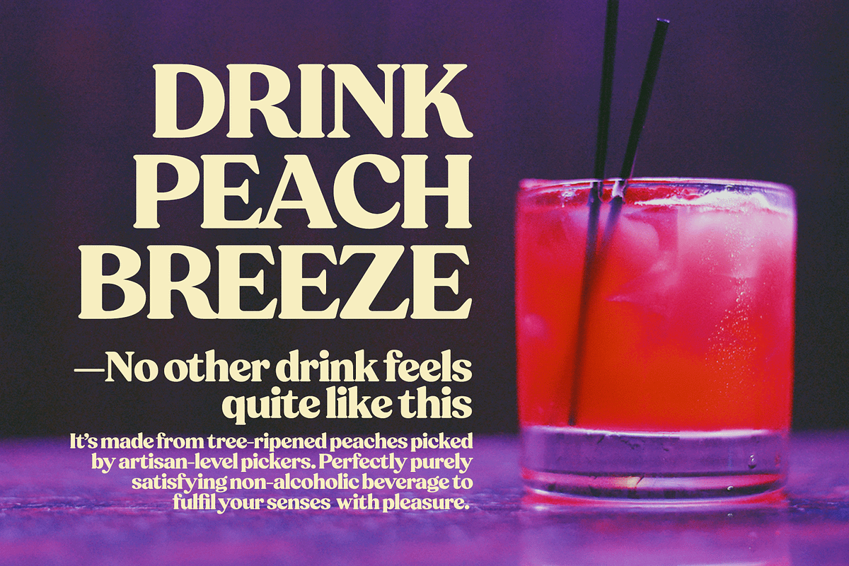 Peach Crush Serif Typeface, a Serif Font by Fenotype (Photo 3 of 16)