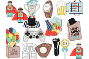 Fathers Day Clipart | Dad Planner, an Object Illustration by GlamArtZhanna (Thumbnail 3 of 3)