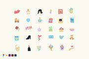 Mother's Day - Creative Icon Pack, a Seasonal Illustration by Petr Bilek (Thumbnail 2 of 2)