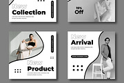 Fashion Social Media Post Banners, a Social Media Template by MightyDesign (Thumbnail 4 of 7)