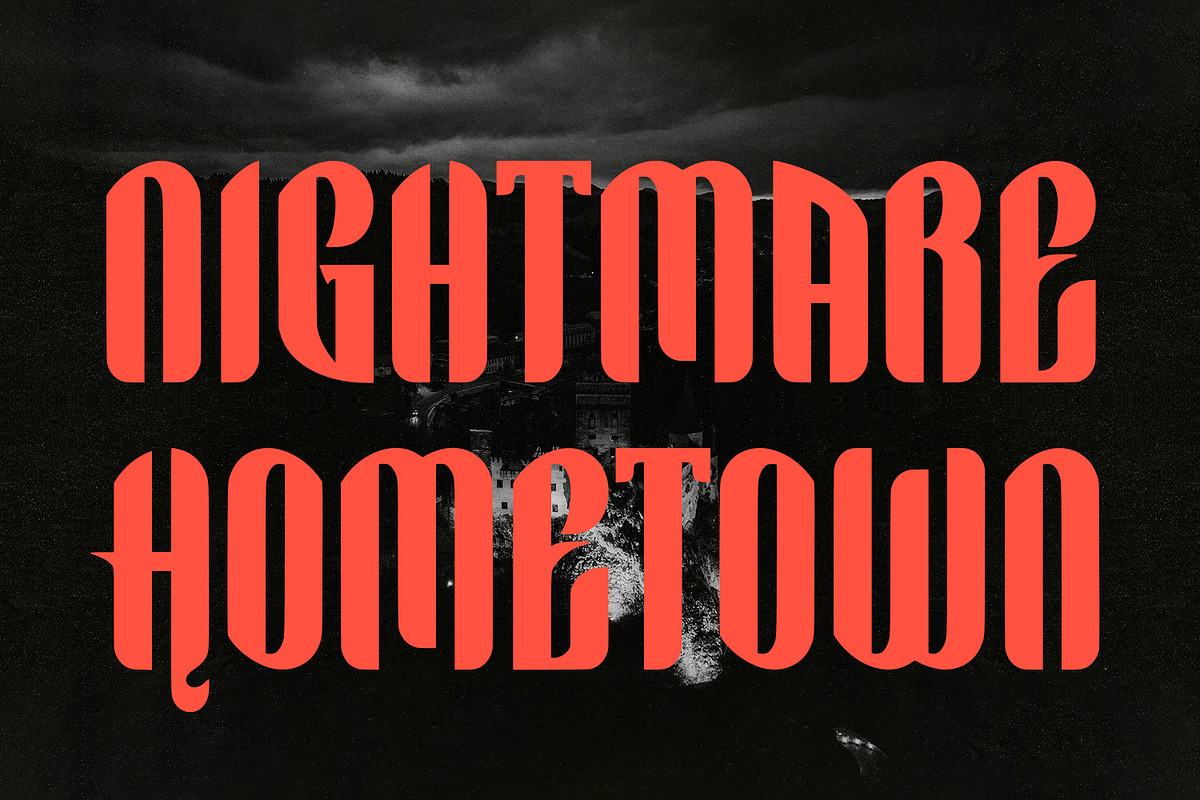 Alapace Blackletter Display Typeface, a Blackletter Font by Maulana Creative (Photo 4 of 7)