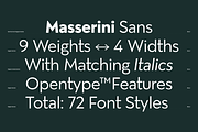 Masserini Superfamily (65% Off), a Sans Serif Font by Sundance Tipografia (Thumbnail 2 of 15)
