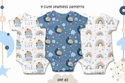 Nursery Art Baby Dino set, an Animal Illustration by Nursery Art (Thumbnail 3 of 8)