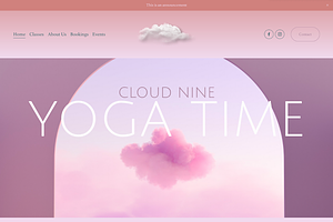 Cloud Nine 7.1 Squarespace Template