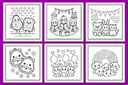 Bold and Easy Cute Stuff Coloring, a Decorative Illustration by Design Station (Thumbnail 2 of 4)