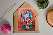 Ganesha watercolor illustration, an Illustration by Ekaterina Goncharova (Thumbnail 3 of 4)