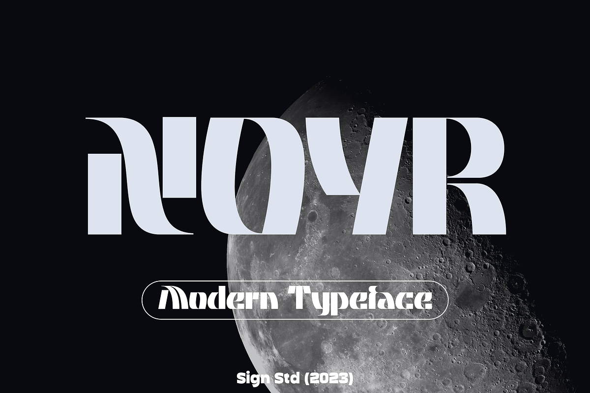 NOYR - Modern Typeface, a Sans Serif Font by Sign Studio (Photo 1 of 10)