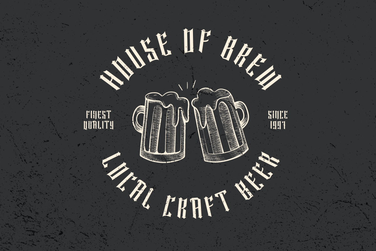 Rawuh, a Blackletter Font by productype1 (Photo 3 of 12)