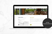 Wordpress restaurant template, a WordPress Template by Martalv Works (Thumbnail 3 of 4)