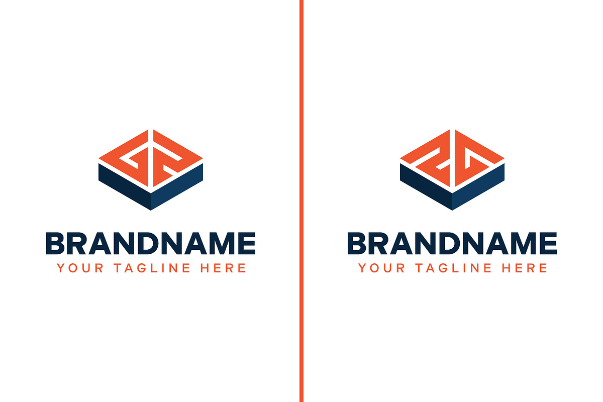 Letters GZ and ZG Box Logo, a Branding & Logo Template by Pray Art Design Studio