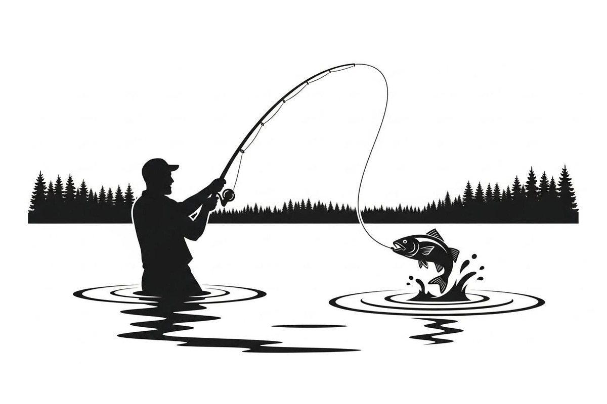 Fishing Silhouette Vector Bundle, an Illustration by hafijul (Photo 17 of 51)