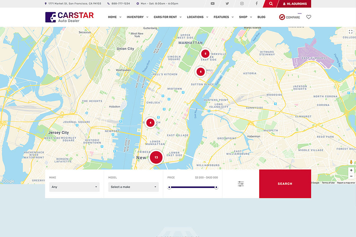 CarStar - Automotive WordPress Theme, a WordPress Template by FantasyThemes (Photo 7 of 11)