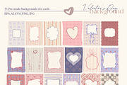 Valentine's Day - background, a Background Graphic by Collection by VY (Thumbnail 2 of 9)