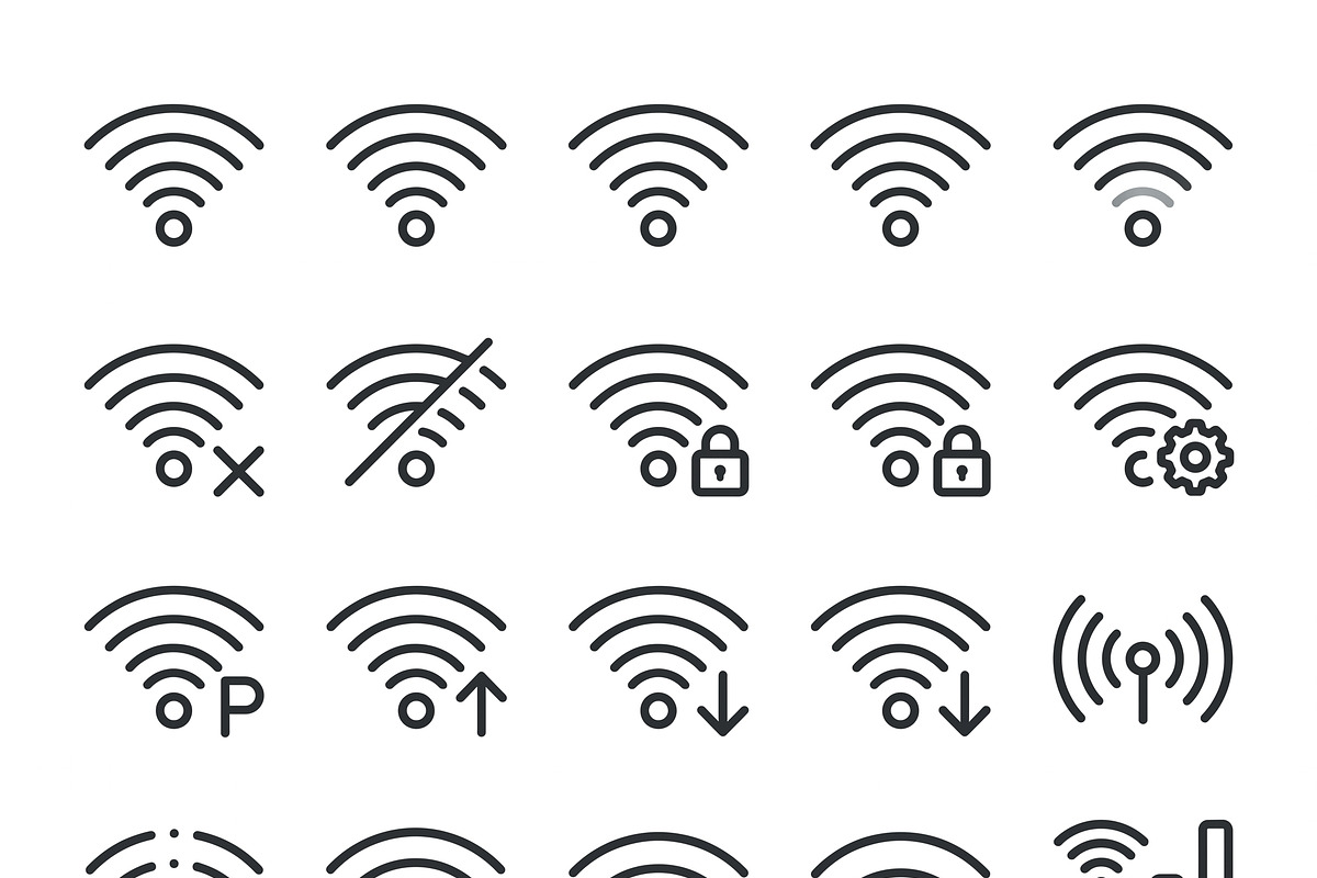 Bundles Remote Outline Icons, an Outline Icon by adenpinkstore (Photo 10 of 18)