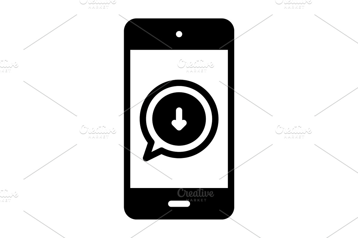 Incoming call solid icon, a Solid Icon by Creative priyanka