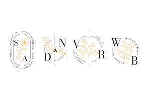 Initial Invitation Floral Logo, a Branding & Logo Template by Signatoro