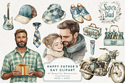 Happy Father's Day Clipart, an Illustration by NadiaTheronArt (Thumbnail 1 of 5)