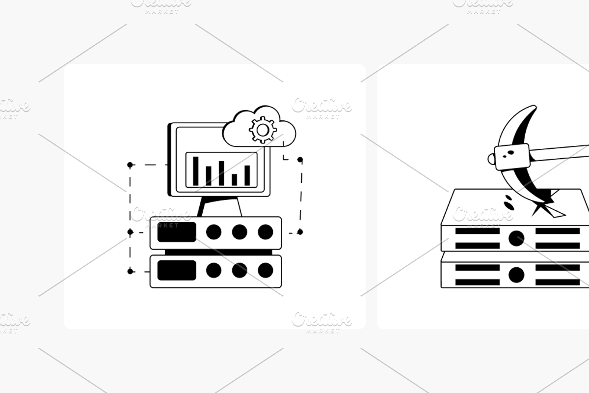 Animated Data Center Icons, a Duotone Icon by Prosymbols (Photo 13 of 14)
