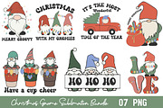 Christmas Gnome Sublimation Bundle, a Seasonal Illustration by Libby Wishes (Thumbnail 1 of 8)