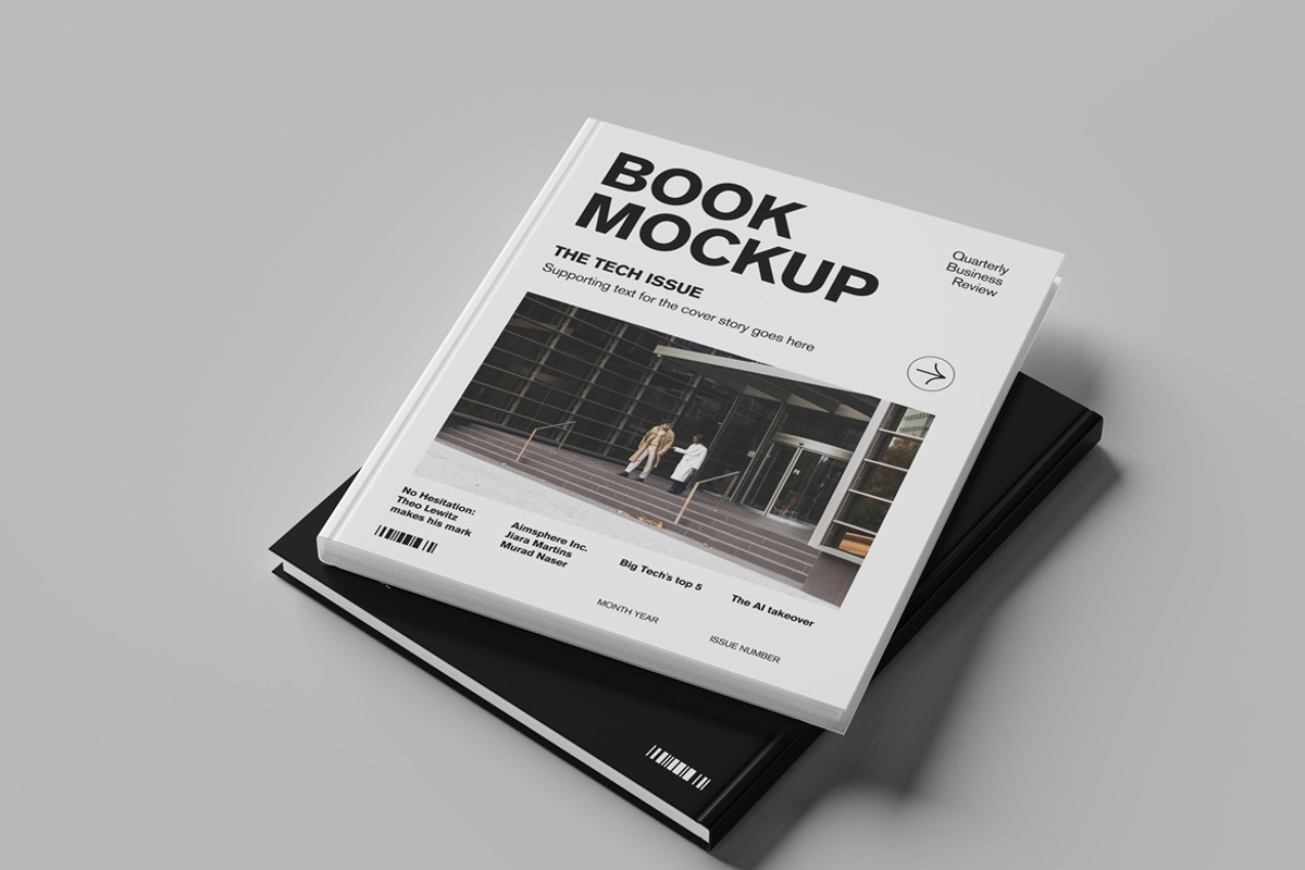 Book Mockup, a Books & Magazine Mockup by Tokobeta