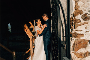 Portrait of beautiful wedding couple, a Person Photo by HalfPoint