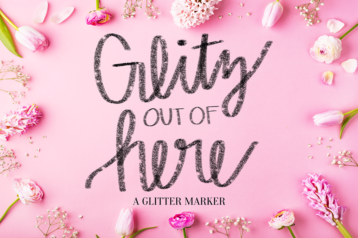 Glitz out of Here Procreate Brush, a Brush Add-On by Nap Time Design Co.