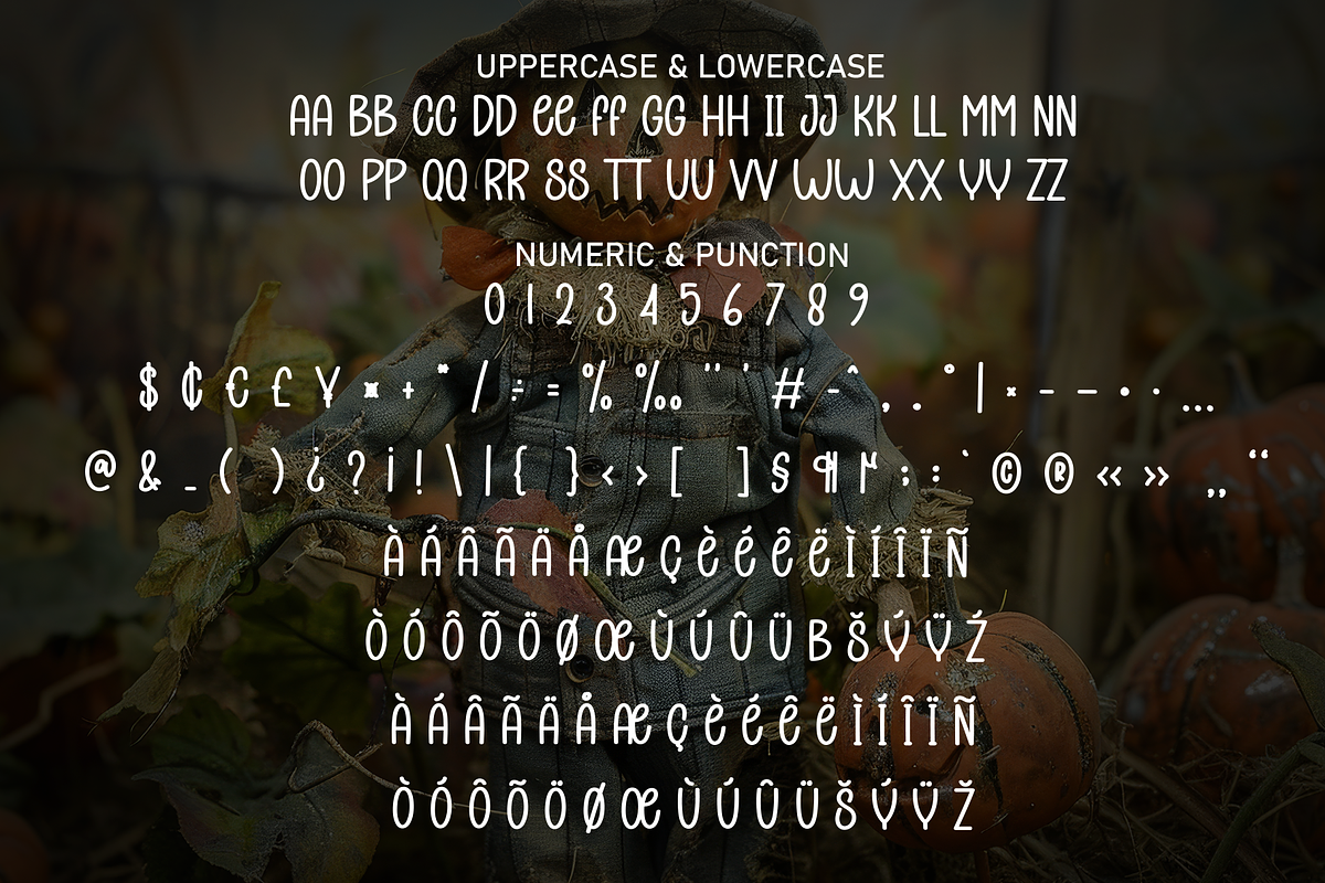 Spooky Scarecrow | Script Font, a Script Font by Scratchones (Photo 7 of 8)