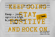 TypedeerMono - Typewriter Stamp Font, a Slab Serif Font by Drizy (Thumbnail 8 of 10)