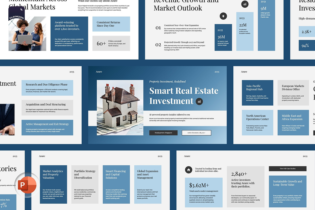 Real Estate Investment Presentation, a Presentation Template by Claymoon Lab (Photo 2 of 7)