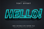 40 Neon text effect editable Vol 2, a Plug-in Add-On by Aglonemadesign (Thumbnail 17 of 25)