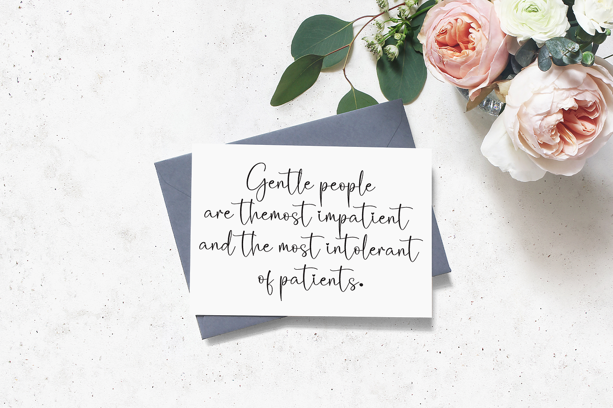 Butter Garlic | Script Font, a Handwritten Font by Scratchones (Photo 3 of 9)
