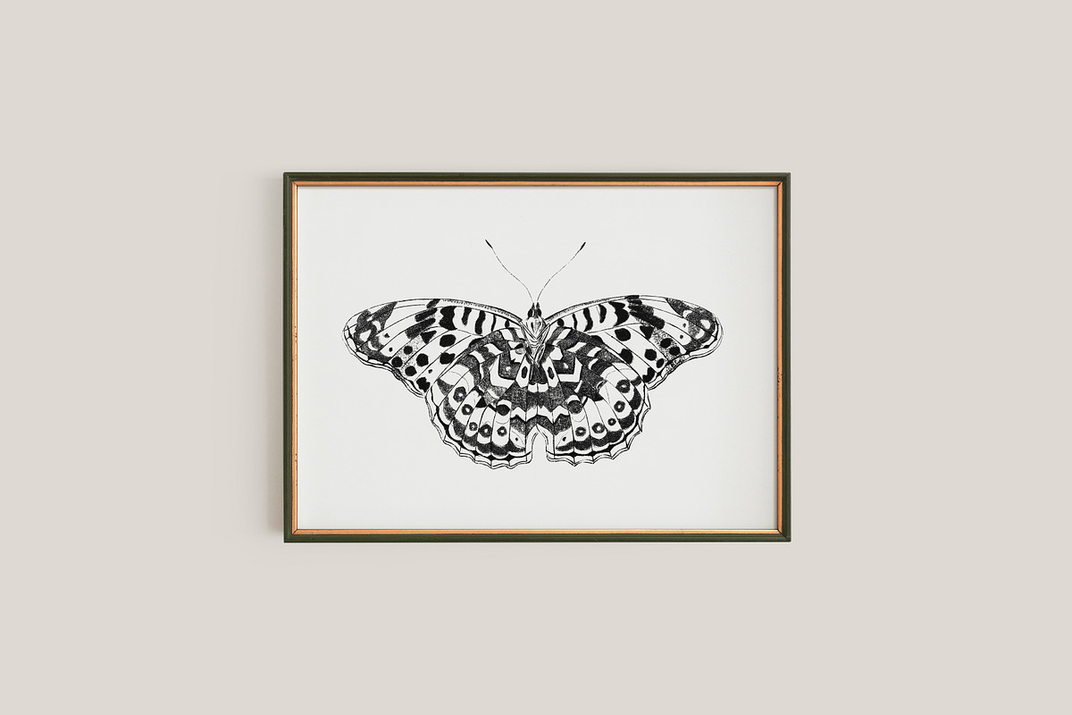 Vintage Frame Mockup, a Product Mockup by HALFTOUNE (Photo 4 of 10)