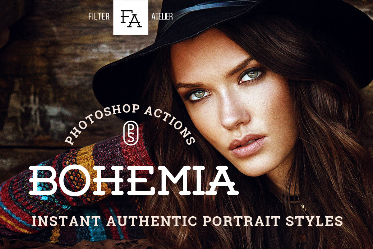 Bohemia Photoshop Actions, an Action Add-On by FilterAtelier (Photo 1 of 6)