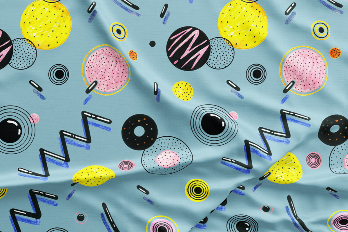 Zigzags & Circles: Seamless pattern, a Pattern Graphic by Volga_Store (Photo 5 of 10)