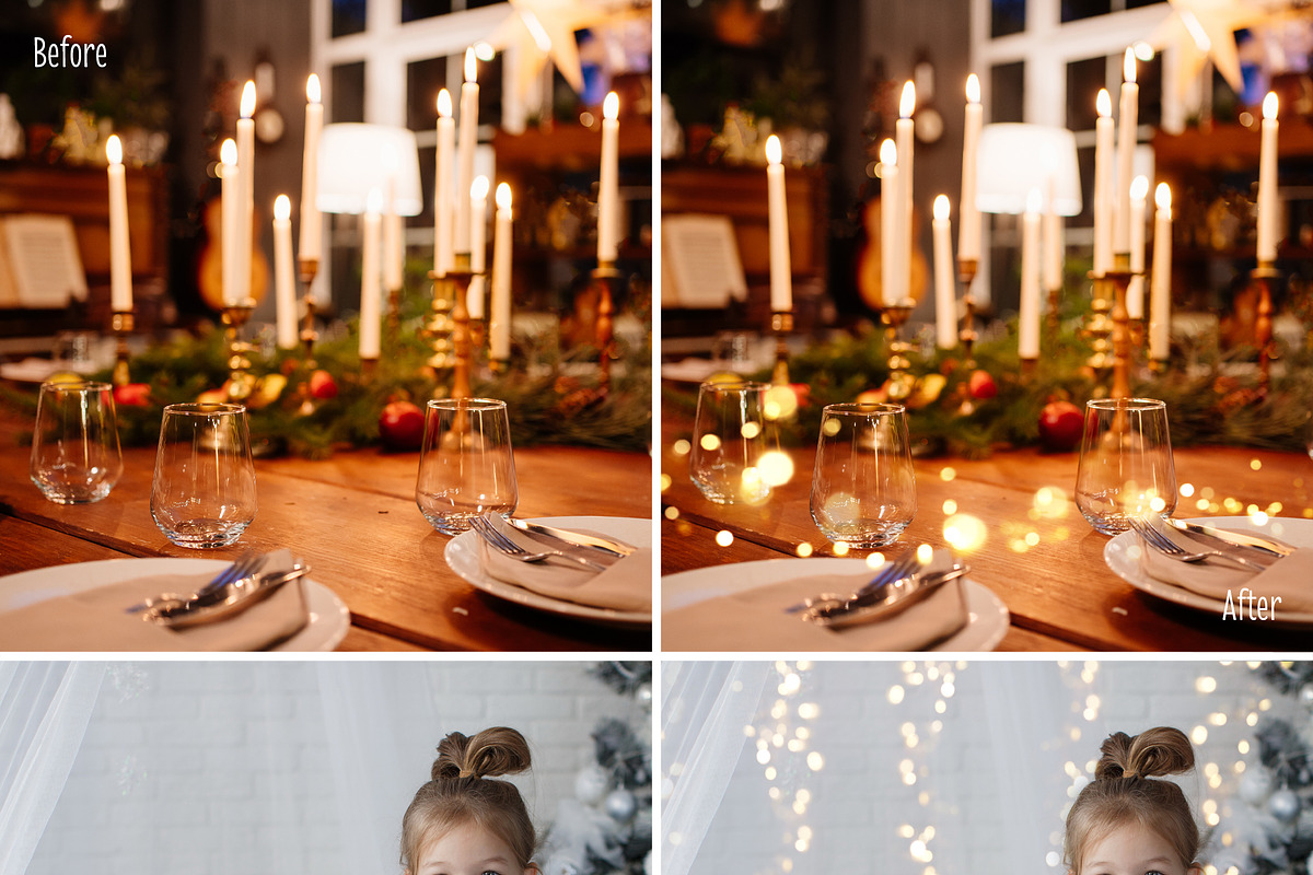 Bokeh String Lights Photo Overlays, a Brushes & More by MockTurtleStudio (Photo 3 of 9)