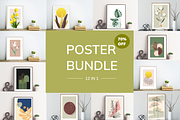 Botanical Poster Bundle, an Illustration by KreyaParekh (Thumbnail 1 of 12)