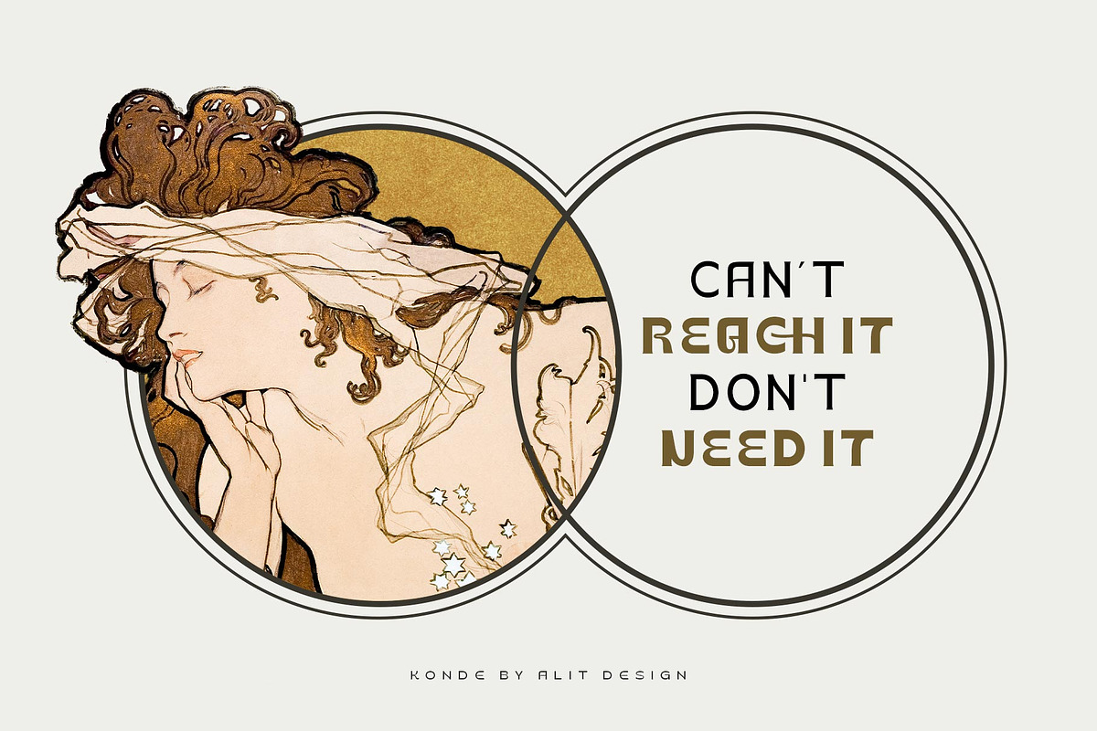 Konde Typeface, a Sans Serif Font by alit design (Photo 20 of 22)