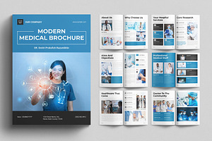 Medical Brochure Template, a Brochure Template by E-Type