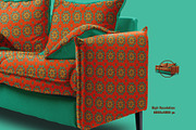 Trendy Couch with Pillow Mockup, a Household Mockup by Designertale (Thumbnail 4 of 6)