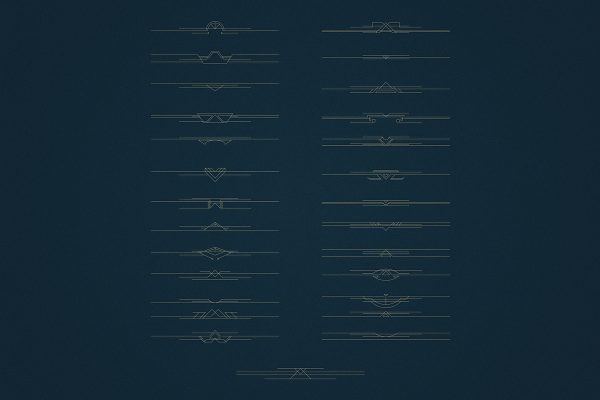 Art Deco Collection - Fonts, Vectors, a Serif Font by VP Fonts (Photo 22 of 23)